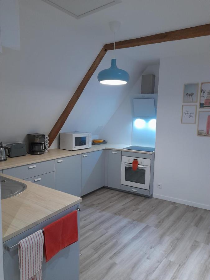 Appartement Dans Maison De 1789 Au Centre De Vitre Bagian luar foto